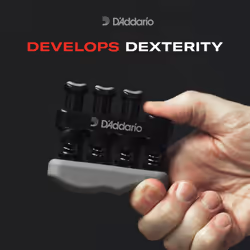 D'Addario Varigrip Hand ExerciserâImprove Dexterity and Strength in Fingers, Hands, Forearms- Adjust Tension Per Fingerâ Simulated Strings Help