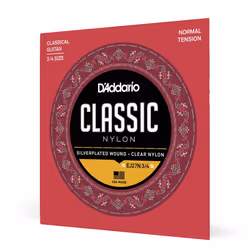 DAddario guitar Strings - classic Nylon guitar Strings - EJ27N 34 Size