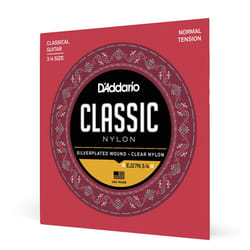DAddario guitar Strings - classic Nylon guitar Strings - EJ27N 34 Size