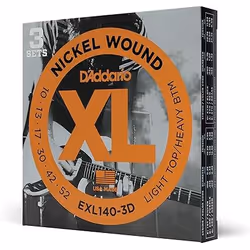 D'Addario EXL140-3D, Guitar, Steel, Electric, 18 pc(s)