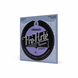 D'Addario EJ44TT, Guitar, Titanium, Classical, 6 pc(s)
