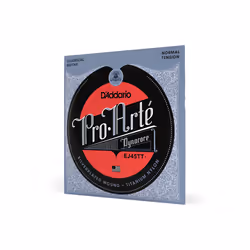 D'Addario EJ45TT, Guitar, Titanium, Classical, 6 pc(s)