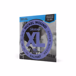D'Addario EXL115BT, Guitar, Steel, Electric, 6 pc(s)