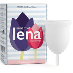 Menstrual Cup - Reusable, Soft Silicone, Light & Heavy Flow, Beginner Use - Ideal Alternative to Tampons, Pads, Period Underwear - Period Solution -