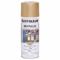 Rust-Oleum 286524 Stops Rust Metallic Spray Paint Warm Gold 11 Ounce (Pack of 1)