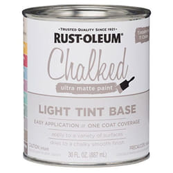 RUST-OLEUM  30 oz  Light Tint  287688 Base Paint  128 Fl Oz  30