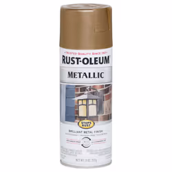 RustOleum 7274830 Stops Rust Metallic Spray Paint  11 Ounce  Antique Brass