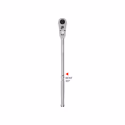 TEKTON 1/2 Inch Drive x 14 Inch Flex Head Quick-Release Bent Handle Ratchet | SRH33214