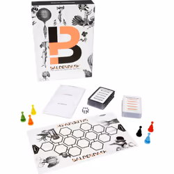 Mattel Games Balderdash Board Game for Adults & Teens with Guessing & Bluffing the Game of Twisting Truths for 2-6 Players