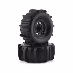 Traxxas 8475 Desert Racer Wheels with Paddle Tires Black