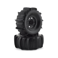 Traxxas 8475 Desert Racer Wheels with Paddle Tires  Black