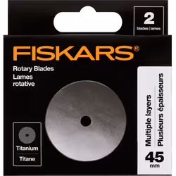 Fiskars Titanium Rotary Blades 45mm 2/Pkg1065948