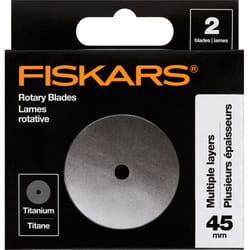 Fiskars Titanium Rotary Blades 45mm 2/Pkg1065948