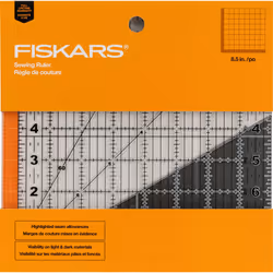 Fiskars Square Acrylic Ruler-8.5"X8.5" 1066144