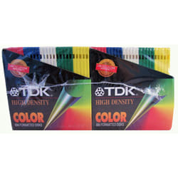 TDK High Density Color IBM Formatted Disks  50 Disk