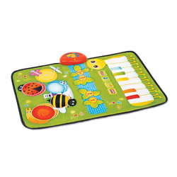 EPOCH Cute Critters Music Mat, Baby play mat, Sounding, Multicolour