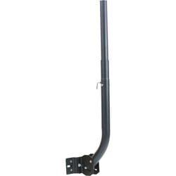 Channel Master CM-3090 Telescoping Universal Antenna Mast Pole Adjustable Roof Mount to Wall  Eave  Attic  Chimney on Flat  Slanting or Vertical Surfa