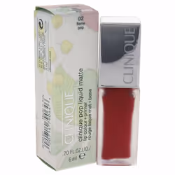 Clinique Pop Liquid Matte Lip Colour + Primer 6ml - 02 Flame Pop