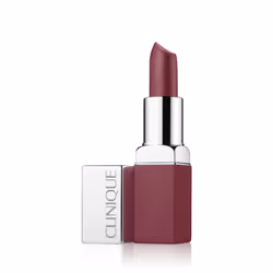 Clinique Pop Matte Lip Colour + Primer, 08 Bold Pop, 3.9g, Violet, Bold Pop, 1 colours, Smoothing, Matte, Cream