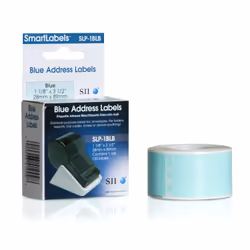Seiko Instruments SLP-1BLB, Blue, Self-adhesive printer label, 8.9 cm, 2.8 cm, 130 pc(s), 130 pc(s)