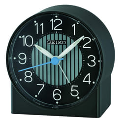 Seiko Asami Bedroom Alarm Clock  Black