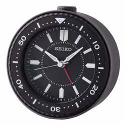 Seiko Mai Bedroom Alarm Clock Black