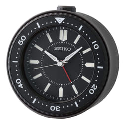 Seiko Mai Bedroom Alarm Clock  Black