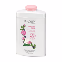 Yardley of London English Rose 7.0 oz Perfumed Talc clean (Y6320018-6)