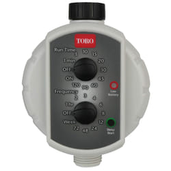 Toro 53453 Low-Pressure Tap Timer  Light Grey
