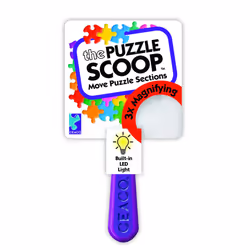 ceaco - The Puzzle Scoop - A Lifting, Moving, Illuminating, and Magnifying Puzzle Accessory for All Puzzlers