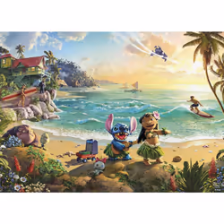 Ceaco - Thomas Kinkade - Disney - Lilo and Stitch - 1000 Piece Jigsaw