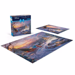 Ceaco - Thomas Kinkade - Disney - Holiday - Cinderella Bringing Home T