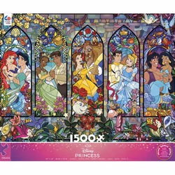 Ceaco - Disney - Princess Castle Royal Windows - 1500 Piece Jigsaw Puzzle
