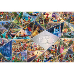 Ceaco  Disneys 100th Anniversary  Thomas Kinkade  100th Anniversary Collage  2000 Piece Jigsaw Puzzle