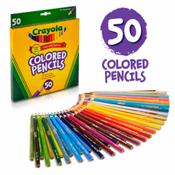 Crayola Colored Pencils  50 Count