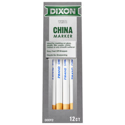 Dixon Phano China Markers  White  Box Of 12
