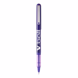 Pilot VBall Liquid Ink Rolling Ball Stick Pens  Extra Fine Point  Purple Ink  12-Pack (35210)