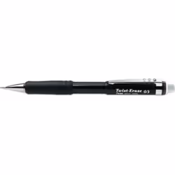 Pentel Twist-Erase III Mechanical Pencil  0.5 mm  Black
