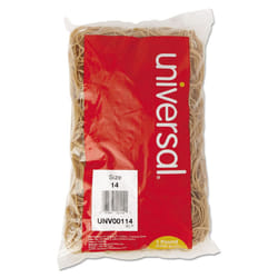 Universal UNV00114 0.04 in. Gauge Size 14 Rubber Bands - Beige (2200/Pack)
