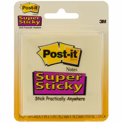 Post-It 3321-SSCY, Rectangle, Paper, Canary Yellow, United States