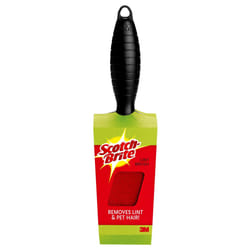 Scotch-Brite Lint Brush  Ideal for Removing Lint and Pet Hair on Clothing  White