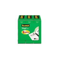 Magic Tape Refill  3/4 x 1000  1 Core  Clear  3/Pack