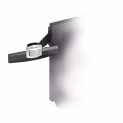 3M DH240MB Document Clip, Black, Silver