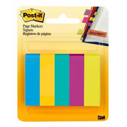 Post-It Page Marker note paper Rectangle Assorted colours 100 sheets Self-adhesive