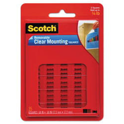 3m 859 Scotch Clear Removable Mounting Squares
