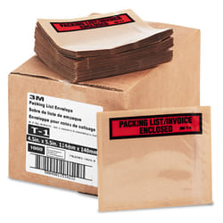 Packing List Envelopes 5-1/2""x4-1/2"" 1000/BX Clear
