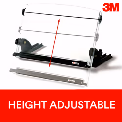 3M DH630 In-Line Document Holder  14-Inch x5-1/2-Inch x9-1/2-Inch   Clear/Black