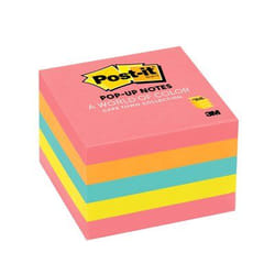 Post-It Pop-up Notes, 3 in x 3 in, Cape Town Collection, 5 Pads/Pack