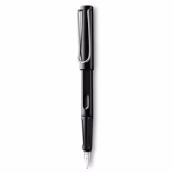 Lamy safari Fountain Pen - Elegant Design Cool Pens Best Pens For Smooth Writing Journaling and Calligraphy - Shiny Black ...