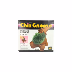 Chia Pet Gnome with Seed Pack  Decorative Pottery Planter  Easy to Do and Fun to Grow  Novelty Gift  Perfect for Any Occasion